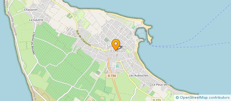 localisation de l'entreprise AMICALE PETANQUE SAINT DENIS D'OLERON  SAINT-DENIS-D'OLERON