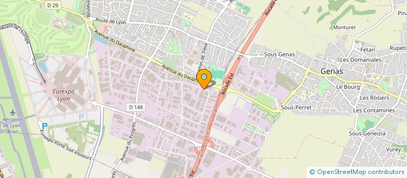 localisation de l'entreprise AMICALE PETERCEM 621 EME MUTUELLE  CHASSIEU