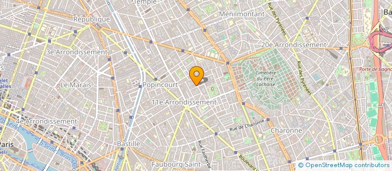 localisation de l'entreprise AMICALE PHILANTHR MORVANDELLE  PARIS