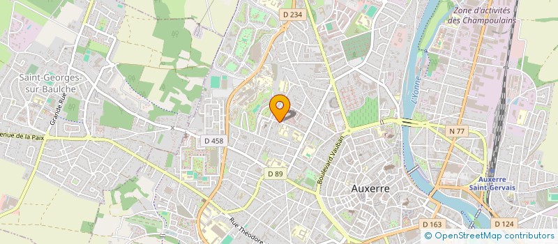 localisation de l'entreprise AMICALE PHILATELIQUE AUXERROISE à AUXERRE