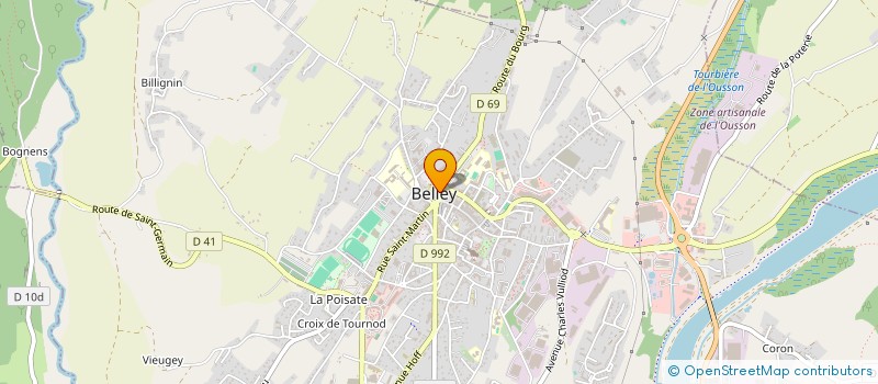 localisation de l'entreprise AMICALE PHILATELIQUE DE BELLEY  BELLEY