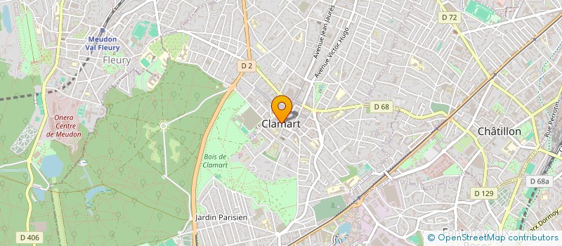 localisation de l'entreprise AMICALE PHILATELIQUE DE CLAMART à CLAMART