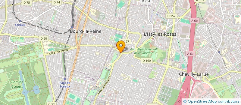 localisation de l'entreprise AMICALE PHILATELIQUE DE L HAY LES ROSES  L'HAY-LES-ROSES