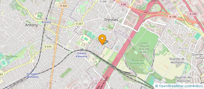 localisation de l'entreprise AMICALE PHILATELIQUE DE LA RIVE DROITE à ANTONY