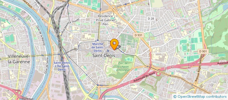 localisation de l'entreprise AMICALE PHILATELIQUE DE SAINT-DENIS ET DES ENVIRONS à SAINT-DENIS
