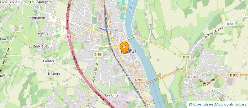 localisation de l'entreprise AMICALE PHILATELIQUE DE TOURNUS  TOURNUS