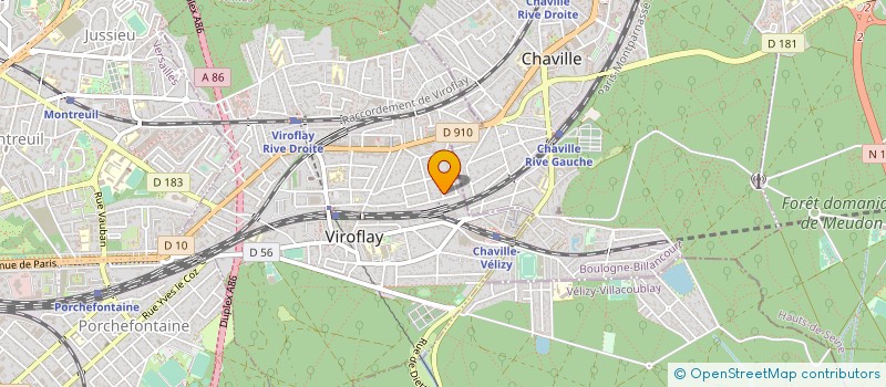 localisation de l'entreprise AMICALE PHILATELIQUE DE VIROFLAY ET ENVIRONS  VIROFLAY