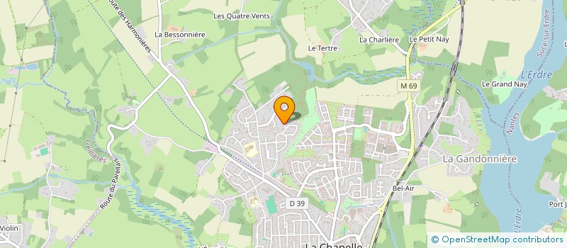 localisation de l'entreprise AMICALE PHILATELIQUE L'ANCRE  LA CHAPELLE-SUR-ERDRE