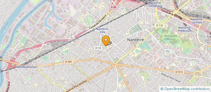 localisation de l'entreprise AMICALE PHILATELIQUE NANTERR à NANTERRE