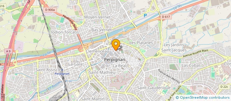 localisation de l'entreprise AMICALE PHILATELIQUE ROUSSILLONNAISE  PERPIGNAN