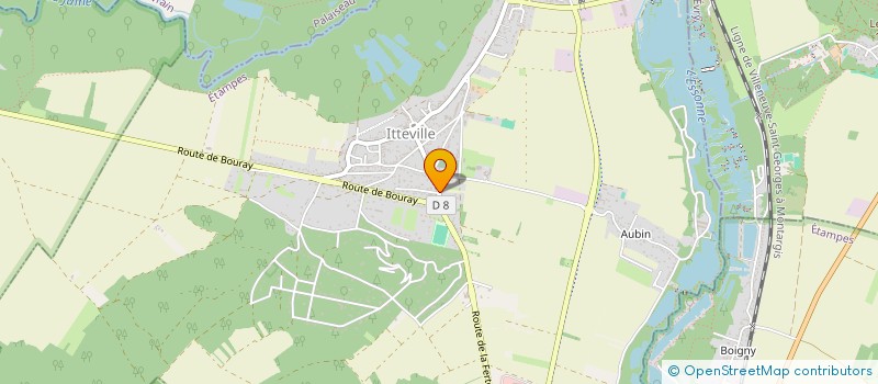 localisation de l'entreprise AMICALE PHILATIQUE ITTEVILLOISE  ITTEVILLE