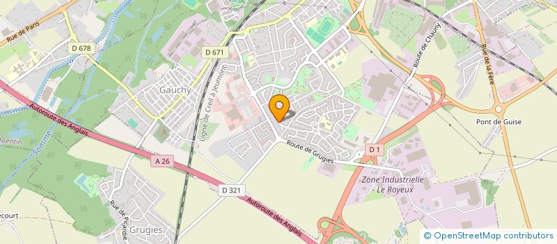 localisation de l'entreprise AMICALE PIERRE SEMARD DE GAUCHY à GAUCHY