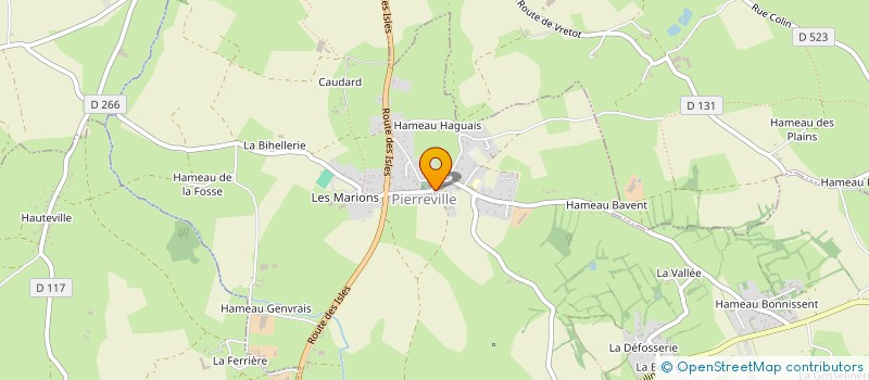 localisation de l'entreprise AMICALE PIERREVILLAISE  PIERREVILLE