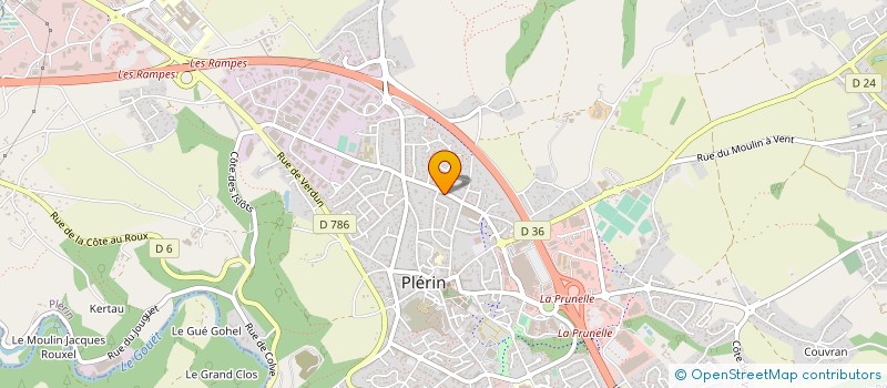 localisation de l'entreprise AMICALE PLERINAISE SECTION FOOTBALL à PLERIN