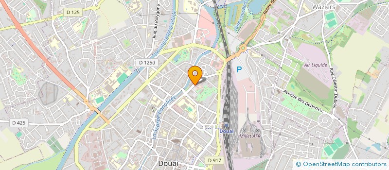 localisation de l'entreprise AMICALE POLICE DOUAI AGGLOMERATION à DOUAI