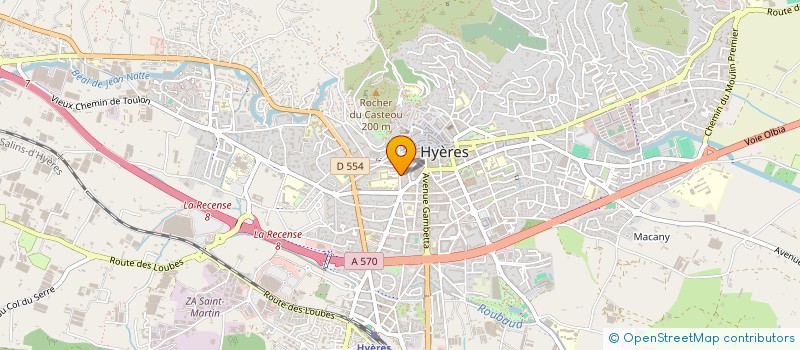 localisation de l'entreprise AMICALE POLICE HYERES à HYERES