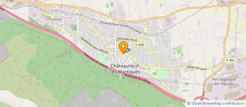 localisation de l'entreprise AMICALE POLICE MUNICIPALE CHATEAUNEUVAISE à CHATEAUNEUF-LES-MARTIGUES