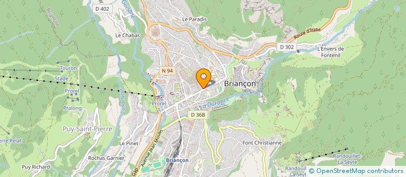 localisation de l'entreprise AMICALE POLICE URBAINE BRIANCON  BRIANCON
