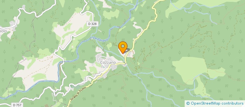 localisation de l'entreprise AMICALE POMPIERS COZZANO à COZZANO