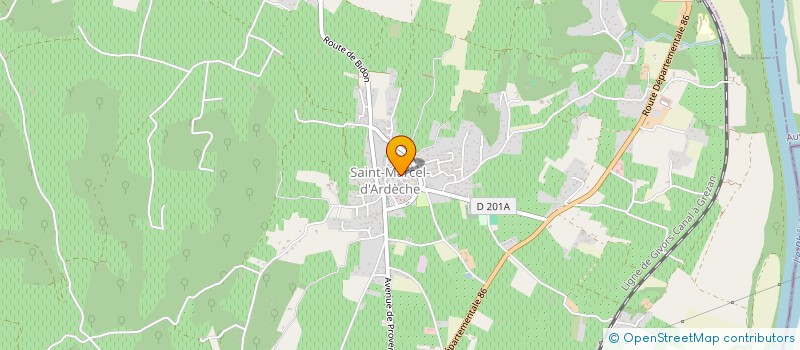 localisation de l'entreprise AMICALE PONGISTE BOURGUESANNE  BOURG-SAINT-ANDEOL