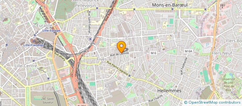 localisation de l'entreprise AMICALE PONGISTE DES RETRAITES SPORTIFS APRES à LILLE