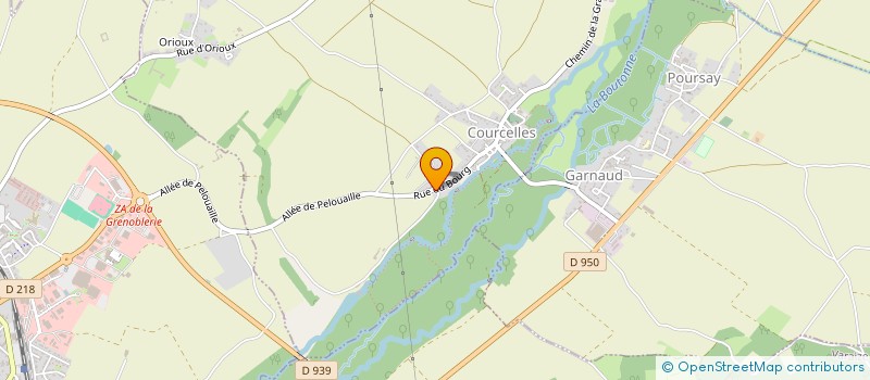 localisation de l'entreprise AMICALE POPULAIRE COURCELLES  COURCELLES