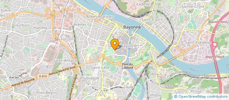 localisation de l'entreprise AMICALE PORTE D'ESPAGNE à BAYONNE