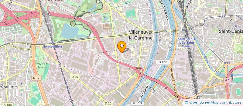 localisation de l'entreprise AMICALE POUR LA FRATERNITE ET LA SOLIDARITE (AFRAS) à VILLENEUVE-LA-GARENNE