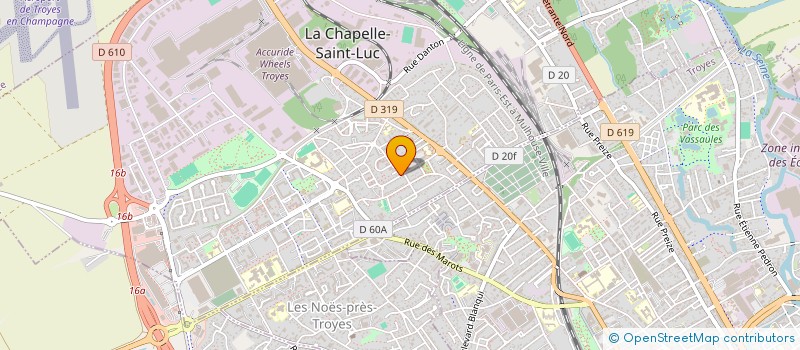 localisation de l'entreprise AMICALE POUR LA MUTUELLE à LA CHAPELLE-SAINT-LUC