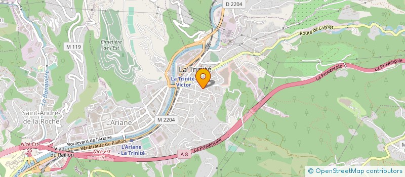localisation de l'entreprise AMICALE POUR LE DEVELOPPEMENT D'ACTIVITES FAMILIALES ADAF à LA TRINITE
