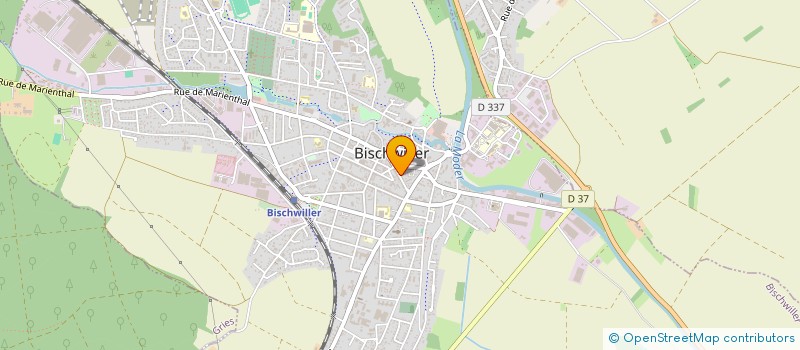 localisation de l'entreprise AMICALE POUR LE DON DE SANG BENEVOLE DE BISCHWILLER à BISCHWILLER