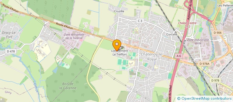 localisation de l'entreprise AMICALE POUR LE DON DE SANG BENEVOLE DE CHATENOY LE ROYAL  CHATENOY-LE-ROYAL