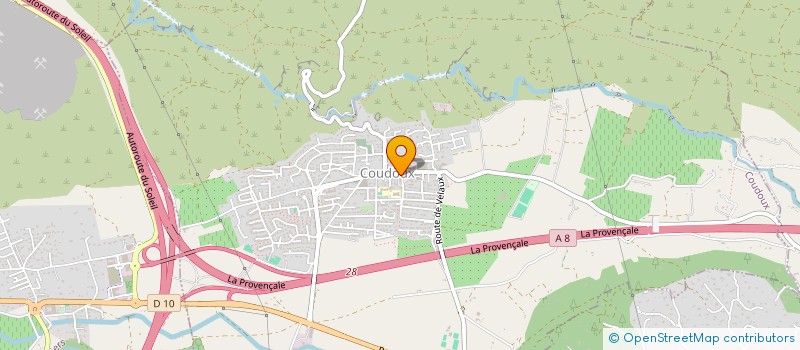 localisation de l'entreprise AMICALE POUR LE DON DE SANG BENEVOLE DE COUDOUX  COUDOUX