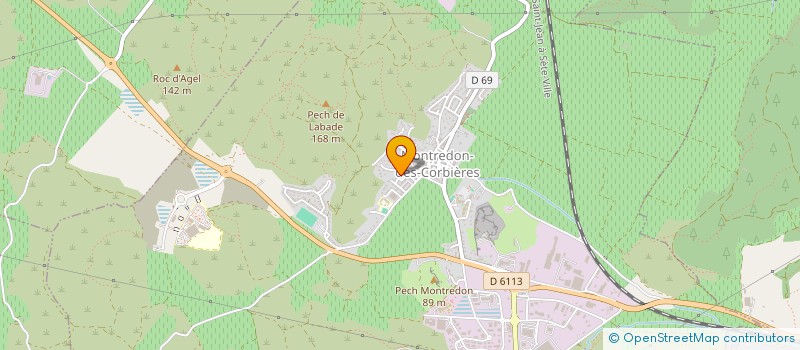 localisation de l'entreprise AMICALE POUR LE DON DE SANG DE MONTREDON DES CORBIERES  MONTREDON-DES-CORBIERES