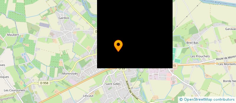 localisation de l'entreprise AMICALE POUR LE DON DU SANG BENEVOLE A NEGREPELISSE  NEGREPELISSE