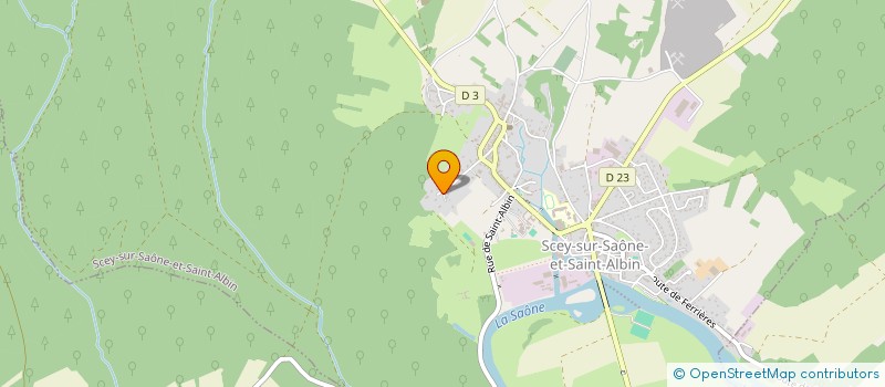localisation de l'entreprise AMICALE POUR LE DON DU SANG BENEVOLE DE SCEY-SUR-SAONE  SCEY-SUR-SAONE-ET-SAINT-ALBIN