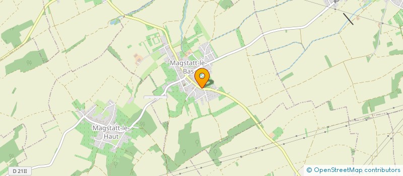 localisation de l'entreprise AMICALE POUR LE DON DU SANG DE MAGSTATT-LE-BAS à MAGSTATT-LE-BAS