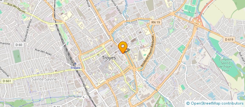 localisation de l'entreprise AMICALE POUR LE PERSONNEL ADMINISTRATION  TROYES