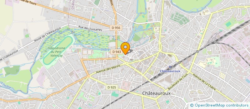 localisation de l'entreprise AMICALE PREFEC DEPT INDRE LE TROMBONE à CHATEAUROUX
