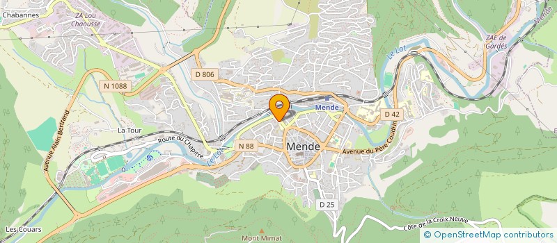 localisation de l'entreprise AMICALE PREFECTURE SOUS PREFECTURE FLORA à MENDE