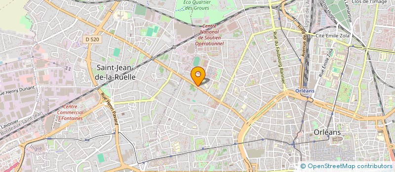 localisation de l'entreprise AMICALE PREPARATEURS PHARMACIE à ORLEANS