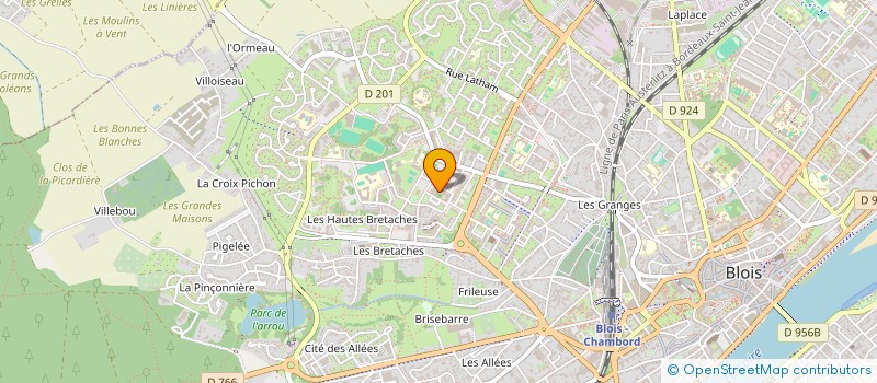 localisation de l'entreprise AMICALE PREPOSES PTT BLOIS RP à BLOIS
