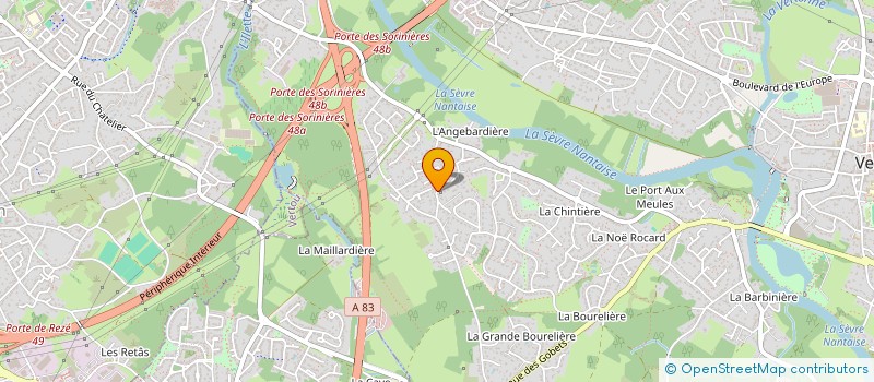 localisation de l'entreprise AMICALE PROTEC 44 PLUS  VERTOU