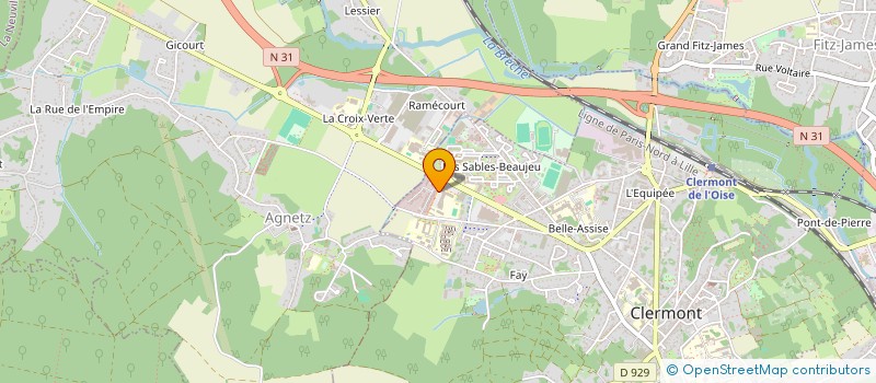 localisation de l'entreprise AMICALE PSIG CLERMONT  CLERMONT