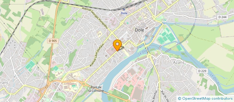 localisation de l'entreprise AMICALE PSIG DOLE 39 à DOLE