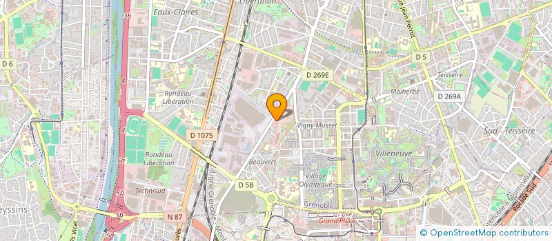 localisation de l'entreprise AMICALE PSIG GRENOBLE  GRENOBLE