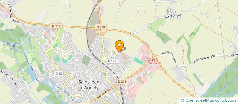 localisation de l'entreprise AMICALE PSIG SAINT JEAN D'ANGELY  SAINT-JEAN-D'ANGELY