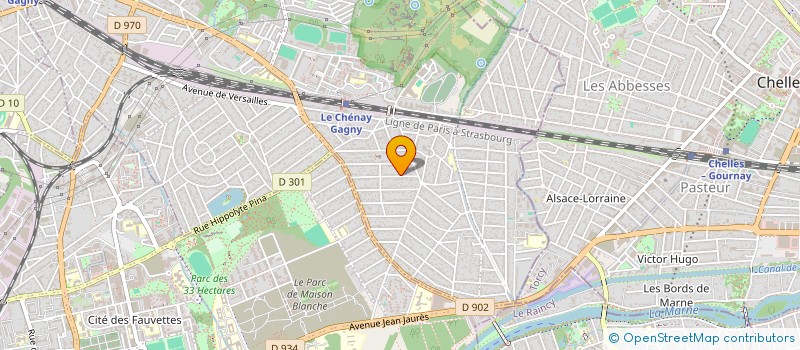 localisation de l'entreprise AMICALE QUERCY BORDS DE MARNE à GAGNY
