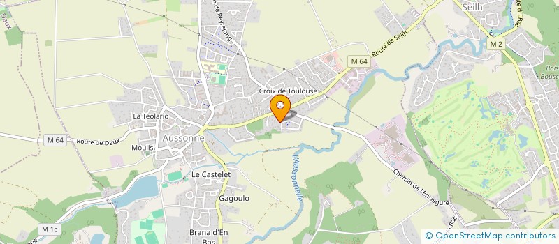 localisation de l'entreprise AMICALE REG GOLF JEUN SPORT EDUC PHYSI à AUSSONNE