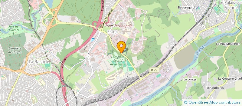 localisation de l'entreprise AMICALE REGIONALE ARQUUS ET SES AMIS DU LIMOUSIN  LIMOGES